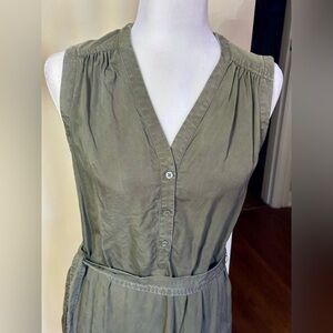 Express Olive Green Summer Dress Small